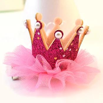 2020 Naujus Vaikų Mergaičių Princess Crown Šukuosena Plaukų Įrašą Rožančiai Galvos Apdangalai Gimtadienio Plaukų Aksesuarai