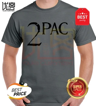 2020 naują 2Pac Logotipas Klasika Hip-Hop Rap Tupac marškinėliai vyriški moteriški medvilnės, trumpomis rankovėmis viršūnes tee