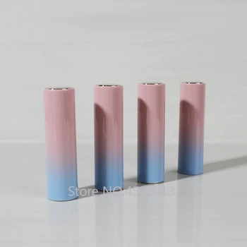 20pcs 50pcs 12.1 mm, Plastiko, Aukštos Klasės Rožinė+Mėlynas Tuščias Lūpų Vamzdelį, 