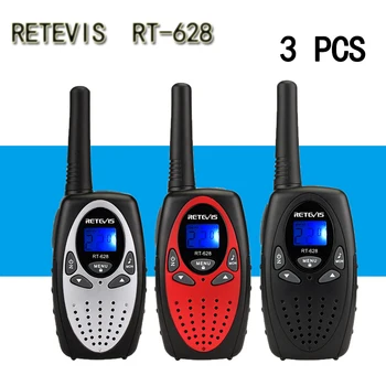 3pcs RETEVIS Mini Walkie Talkie Vaikų Radijo 0,5 W UHF Dažnių Nešiojamas Radijo Stotis nešiojamosios Radijo Dovana Nešiojamų Communicator