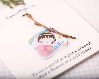40pcs/maišas mielas japonijos merginos vyšnių granulės 4 lipdukų rinkinys vertus sąskaita 