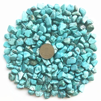 8-12mm Žalias Turkis Calaite Žvyras, kalnų Krištolas Kvarco Mineralų Pavyzdys Bakas Sodo Natūralus Kvarco Kristalas 50g