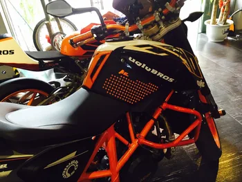 8 spalvos Aukštos kokybės Motociklo Bakas Traukos Pusėje Mygtukai Dujų Kuro Kelio Danga Decal KTM690 m. m. 2016 m.