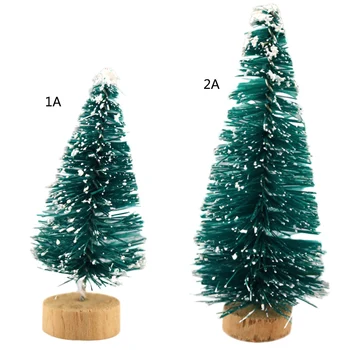 8PCS Mini Kalėdų eglutę Nustatyti Modeliavimo Kalėdų Eglutė Stalo Puošmena Švenčių Šalis Tiekia Naujųjų Metų Kalėdos Medžių