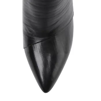 ALLBITEFO mados prekės ženklo natūralios odos seksualių aukštakulnių office ponios batai aukštos kokybės šalies moterų batai rudenį moterų kulniukai