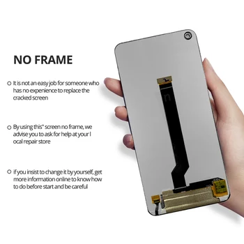AMOLED LCD Ekranas Jutiklinis Ekranas skaitmeninis keitiklis Pakeitimo Rinkinys, skirtas 