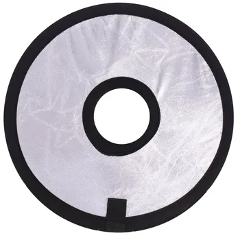 Andoer 30cm 2in1 Apvalūs Tuščiaviduriai Collapasible Multi-Disc Nešiojamų Apskrito Šviesos Lens-Mount Reflektorius, Sidabro-Aukso