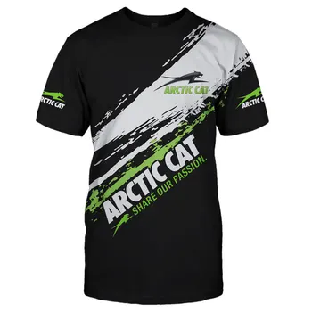 ARCTIC CAT-T-shirts 3D naujas Vyrų 2020 Metų Vasaros Atspausdinta marškinėliai trumpomis Rankovėmis Juokinga Dizaino Laisvalaikio hip-hop Viršūnes Tees marškinėliai vyrams