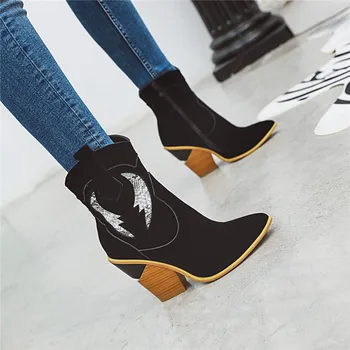 ASUMER didelio dydžio 34-46 mados batai nurodė, kojų zip pleištai batai aukštakulniai batai ponios rudens-žiemos batai moterims 2020 m.