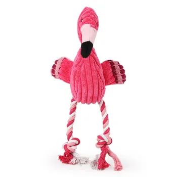 Aukštos Kokybės Šunų Kramtyti Žaislus Flamingo Audinio Patvarumą Wokalizacja Lėlės Bite Žaislai Piskliwy Šunų Aksesuarai, Augintinių, Šunų Produktus