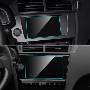 Automobilių Screen Protector for Citroen DS 4 DS, DS 5 6 DS 4S DS 5LS Automobilių GPS Navigacijos Grūdintas Stiklas Kino Auto Interjero Priedai