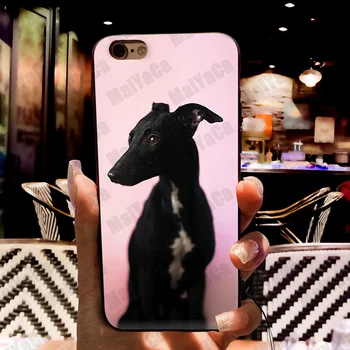 Aš Myliu Savo Whippet šuo šuniukai Coque Shell Telefono dėklas skirtas iphone 12 11 Pro 8 7 6 6S Plus X 5 5S SE mobiliųjų telefonų XS XR XSMAX