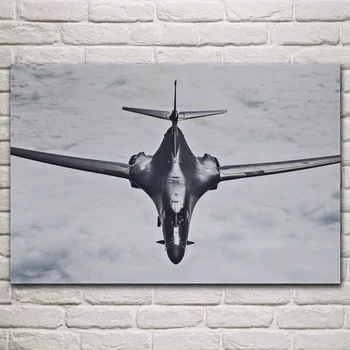 B 1b ulonas kovinių orlaivių jav oro pajėgų bombonešis kūrinys kambarį namo sienos meno dekoro medžio rėmo audinio plakatas KN893