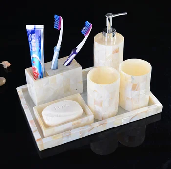 Banheiro dantų šepetėlį Turėtojas, Kad Gyvenimas Plovimo Vonios kambarys Nustatyti Kostiumas Europos Viduržemio jūros Penki Gabalas Dėklas Su High-end Tualeto reikmenys.