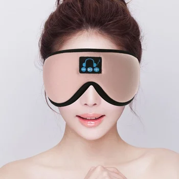 Bluetooth 5.0 Rankų įrangą Belaidžiu Muzikos Miego Pagalba Spalvinimas 3D Minkštas Miego Akių danga Ausinės Miego Kaukę, Pažangaus Belaidžio ryšio Muzikos Akių Kaukė