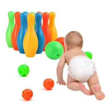 Boulingo kamuolys Žaislas tėvų-vaikų bendravimą Sporto, Laisvalaikio, sporto pramogų boulingo rinkinį, vaikų boulingo plastikiniai žaislai, Lauko