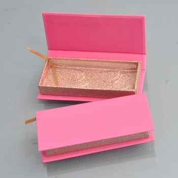Didmeninė Blakstienų Dėžutės Pakuotės Blakstienų Dėžutės Užsakymą Faux Cils 25mm Audinės Blakstienos Paketo Saugojimo Magnetiniame Rožinė Atveju Makiažas Pardavėjas