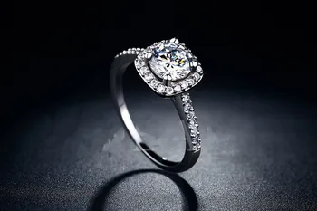 Didmeninė korėjos stiliaus Nauja tendencija Crystal Nuo Swarovskis žiedas Moterų Mados 925 Skiedra Papuošalai Moteris, Pora Žiedus