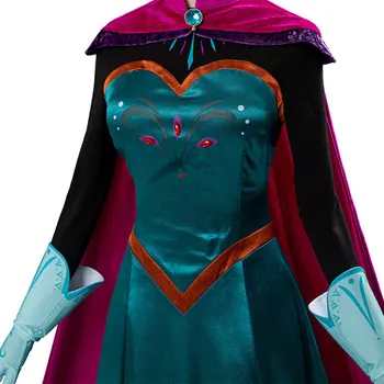 Elsa Cosplay Kostiumas Suknelė, Apsiaustas Vienodas Suaugusiųjų Merginos, Moterys Karalienė Dress Kostiumai Helovyno Karnavalas Šalies Anime Kostiumas