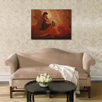 Geriausias aliejus portaits Crimson Šilumos Moterų meno kūrinius ant drobės Rankomis dažyti moteris tapyba už kambario dekoro