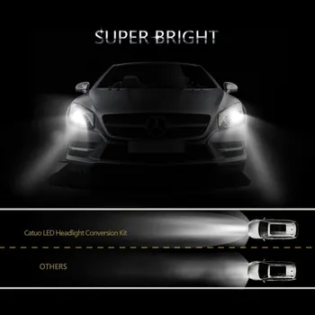 H11/H13 39W Super Ryškus LED 4 Pusių 360 Laipsnių Fix Šviesos Auto Galvos Lemputė priekinio Žibinto Konversijos Rinkinys, skirtas Transporto priemonių Shakeproof
