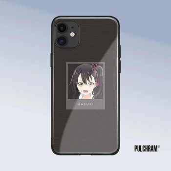 #Hasuki Komai anime stiklo telefono dėklas skirtas iPhone 6 6s 7 8 x xr xs 11 pro max 