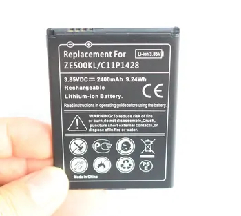 ITopZea 5vnt/daug 2400mAh / 9.24 Wh C11P1428 Pakeitimo Baterija Asus Zenfone 2 Zenfone2 Lazerio ZE500KG ZE500KL