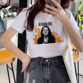 Karšto Pardavimo Moterų Marškinėlius Moterims Ulzzang Grafinis Atspausdintas T-Shirt Harajuku Korėjos Stiliaus Trumpomis Rankovėmis Drabužius Vasaros Viršūnes Tees