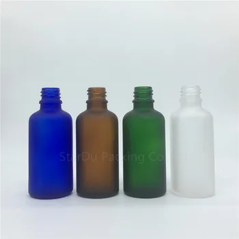 Kelionės buteliukas 50ml gintaro žalia mėlyna Skaidri matinio stiklo eterinio aliejaus butelis,50cc suklastoti akivaizdu, lašintuvu butelis 200pcs/daug