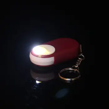 Keychain Didinamojo stiklo Lankstymo 10X Skaityti Didinamasis Stiklas su LED Šviesos Žibintas