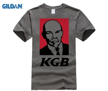 Kk Cccp Kfc Lenino Kgb Juokinga Trumpomis Rankovėmis T-Shirt Viršuje, Medvilnės Lycra Marškinėliai Naujas 