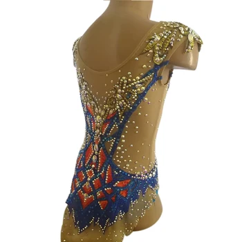 LIUHUO Naujo Dizaino Ritmo triko Mergaičių Gimnastikos kietas baleto triko bamblys merginos Čiuožimo suknelė