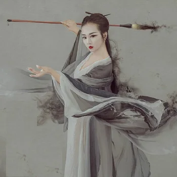 Mo Dažai, Tapyba Vintag Swordlady kostiumas Hanfu Moterų Paroda Naujo Dizaino Teminės Fotografijos Hanfu Cosplay Kostiumų Moteris