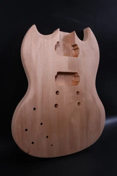 Nauja elektrinė gitara Kūno raudonmedžio Nebaigtų 25.5 colių Kairėje kūno Gitara dalių, Nustatytų #SG T