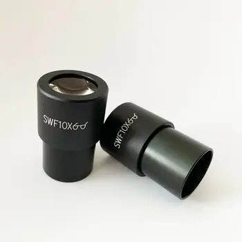 Nauja Pora Planą WF10X / 23 mm Okuliarai Sudėtinės Mikroskopu Dia.30mm