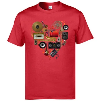 Naujausi Vyrų Normalus trumpomis Rankovėmis T-Shirt Muzikos Meilės Dropshiop Hip-Hop Grupė Tshirts Garso Mašina Klubas, Parkas, T Marškiniai Naujas