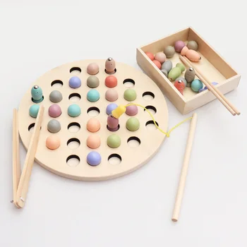 Naujų 2020 m. Pradžioje Švietimo Žaislai, Matematikos žaislai Įrašą Karoliukai Žvejybos Daugiafunkcinis mokymosi Montessory Žaislas Vaikams Vaikams