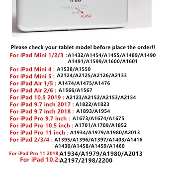 Nuimamas Keyboard Case for iPad 7-osios Kartos 10.2 colių 2019 Dangtelis su Pieštukas Turėtojas Auto Sleep/Wake iPad 2019 A2200
