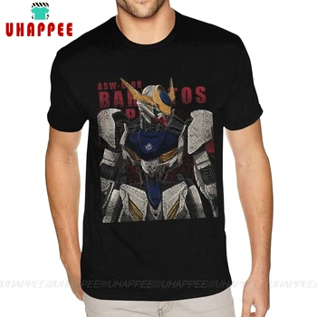 Nuostabus Gundam Barbatos Raudonoji t T shirt Marškiniai vyro 4XL Juoda Tees Marškinėliai