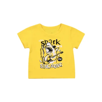 OPPERIAYA Bamblys Vaikams, Kūdikių Berniukų Animacinių filmų Gyvūnų Spausdinti Vasaros puikus T-shirt apvalus kaklas Atsitiktinis trumpomis Rankovėmis Viršūnes Vaikams