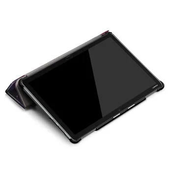Planšetinio kompiuterio Atveju, Huawei MediaPad M5 lite 10 Odos Atveju M5 Lite 10.1 colių BAH2-W19/L09/W09 Smart Magnetinio Stovo Dangtelis