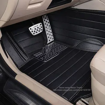 Pritaikytas automobilio kilimėliai Honda CRV CR-V Sutarimu HRV Vezel Crosstour koja atveju aukštos kokybės automobilių stiliaus kilimas kojų įdėklai