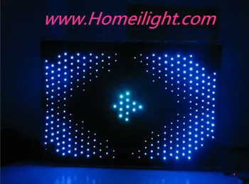 RGB3in1 Spalva,LED Vizija Užuolaidų LED Vaizdo Ekrane,DJ Backdrops Vestuvių,Etapas,P18 3M*4M