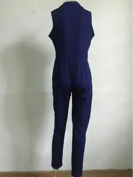 S-XL Karšto / Pavasario Moterys Naujas Mados Jungiasi džinsai Auginti vieną dorovės laisvalaikio jumpsuits
