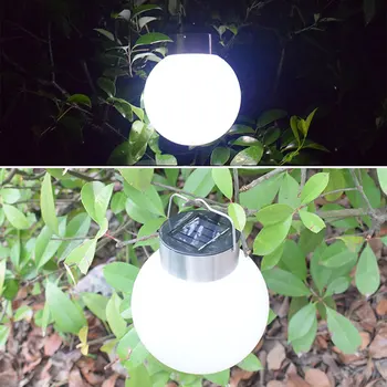 Saulės energija Varomas Žibintų LED Kamuolys Kabo Lempa Vandeniui Atsparus Lauko Kraštovaizdžio Dekoro Lempos Medžio Kiemo, Sodo Kieme Kelias Naujas