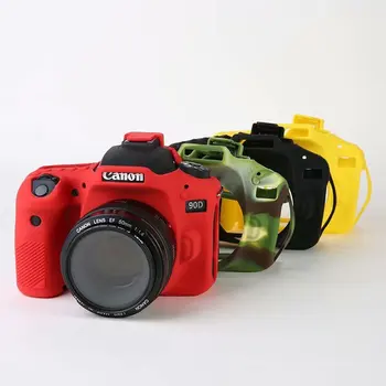 Silikono Fotoaparato krepšys Krepšys Dangtelis Canon 90D Dsrl Fotoaparatas