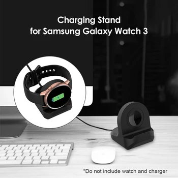 Smart Watch Baterija Krovimo Doko Stovą Anti Slip Bazės lengvas Kompaktiškas Struktūra Samsung Galaxy Žiūrėti Aktyvios 2