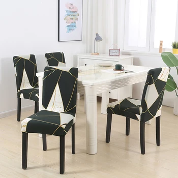 Styginių spausdinti ruožas kėdė padengti valgomasis office pokylių kėdė raštas elastinga medžiaga fotelis padengti#xxx
