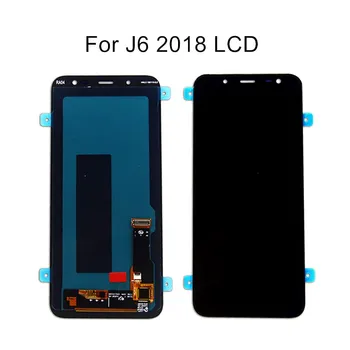 Testuotas Darbo Puikus LCD Pakeitimo Touch Ekranas Su Ekrano skaitmeninis keitiklis Samsung Galaxy j600 J6 2018 LCD originalas