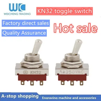 Tiesioginio pardavimo karšto pardavimo mygtukas jungiklis svirtinis jungiklis KN32 šešių pėdų dviejų greičių 